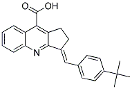 3-(4-TERT-BUTYL-BENZYLIDENE)-2,3-DIHYDRO-1H-CYCLOPENTA[B]QUINOLINE-9-CARBOXYLIC ACID Struktur