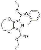 DIETHYL 1-BENZYL-3,4-PROPYLENEDIOXYPYRROLE-2,5-DICARBOXYLATE Struktur