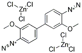 FAST BLUE B SALT ZINC CHLORIDE Struktur