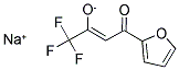 SODIUM (2Z)-1,1,1-TRIFLUORO-4-(2-FURYL)-4-OXOBUT-2-EN-2-OLATE Struktur