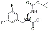 (S)-2-(TERT-BUTOXYCARBONYLAMINO-METHYL)-3-(3,5-DIFLUORO-PHENYL)-PROPIONIC ACID Struktur