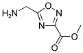 METHYL 5-(AMINOMETHYL)-1,2,4-OXADIAZOLE-3-CARBOXYLATE Struktur