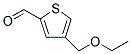 4-(ETHOXYMETHYL)-2-THIOPHENECARBALDEHYDE Struktur