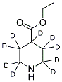 ETHYL 4-PIPERIDINECARBOXYLATE-2,2,3,3,4,5,5,6,6-D9 Struktur