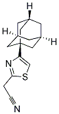 [4-(1-ADAMANTYL)-1,3-THIAZOL-2-YL]ACETONITRILE Struktur