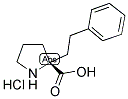 (S)-ALPHA-PHENETHYL-L-PROLINE-HCL Struktur