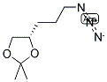 (S)-4,5-ISOPROPYLIDENE-1-AZIDOPENTANE Struktur