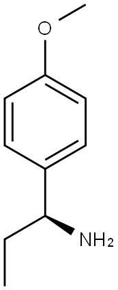 (S)-1-(4-METHOXYPHENYL)PROPAN-1-AMINE Struktur