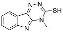 4-METHYL-4H-[1,2,4]TRIAZINO[5,6-B]INDOLE-3-THIOL Struktur