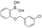 2-(3'-CHLOROBENZYLOXY)PHENYLBORONIC ACID Struktur