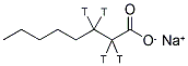 OCTANOIC ACID,N [2,2',3,3'-3H] SODIUM SALT Struktur