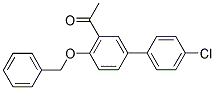 1-[4-(BENZYLOXY)-4'-CHLORO[1,1'-BIPHENYL]-3-YL]ETHANONE Struktur