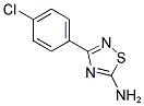 1,2,4-THIADIAZOL-5-AMINE, 3-(4-CHLOROPHENYL)- Struktur