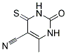 6-METHYL-2-OXO-4-THIOXO-1,2,3,4-TETRAHYDROPYRIMIDINE-5-CARBONITRILE Struktur