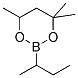 2-(SEC-BUTYL)-4,4,6-TRIMETHYL-1,3,2-DIOXABORINAT Struktur