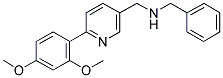 N-BENZYL-1-[6-(2,4-DIMETHOXYPHENYL)PYRIDIN-3-YL]METHANAMINE Struktur