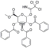 2,3,4-TRI-O-BENZOYL-ALPHA-D-GLUCURONIC ACID METHYL ESTER, TRICHLOROACETIMIDATE Struktur