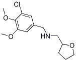 1-(3-CHLORO-4,5-DIMETHOXYPHENYL)-N-(TETRAHYDROFURAN-2-YLMETHYL)METHANAMINE Struktur