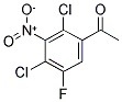 2',4'-DICHLORO-5'-FLUORO-3'-NITROACETOPHENONE Struktur