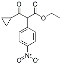 3-CYCLOPROPYL-2-(4-NITRO-PHENYL)-3-OXO-PROPIONIC ACID ETHYL ESTER Struktur