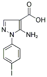 5-AMINO-1-(4-IODOPHENYL)PYRAZOLE-4-CARBOXYLIC ACID Struktur