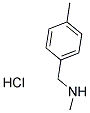 METHYL-(4-METHYL-BENZYL)-AMINE HYDROCHLORIDE Struktur