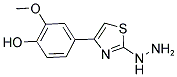 4-(2-HYDRAZINO-THIAZOL-4-YL)-2-METHOXY-PHENOL Struktur