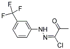 (1E)-2-OXO-N-[3-(TRIFLUOROMETHYL)PHENYL]PROPANEHYDRAZONOYL CHLORIDE Struktur