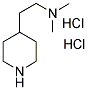 DIMETHYL-(2-PIPERIDIN-4-YL-ETHYL)-AMINE DIHYDROCHLORIDE Struktur