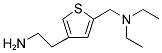 N-([4-(2-AMINOETHYL)-2-THIENYL]METHYL)-N,N-DIETHYLAMINE Struktur