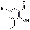 5-BROMO-3-ETHYLSALICYLALDEHYDE Struktur