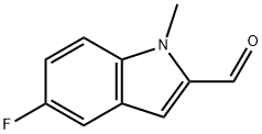 5-FLUORO-1-METHYL-1H-INDOLE-2-CARBALDEHYDE Struktur