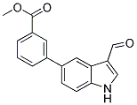 METHYL 3-(3-FORMYL-1H-INDOL-5-YL)BENZOATE Struktur