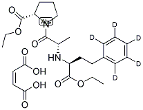 ENALAPRIL-D5 MALEATE Struktur