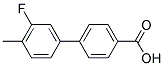 3'-FLUORO-4'-METHYLBIPHENYL-4-CARBOXYLIC ACID Struktur