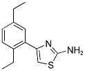 4-(2,5-DIETHYLPHENYL)-1,3-THIAZOL-2-AMINE Struktur