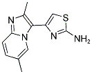 4-(2,6-DIMETHYL-IMIDAZO[1,2-A]PYRIDIN-3-YL)-THIAZOL-2-YLAMINE Struktur