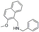 N-BENZYL-1-(2-METHOXY-1-NAPHTHYL)METHANAMINE Struktur