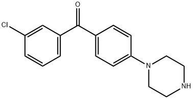 (3-CHLORO-PHENYL)-(4-PIPERAZIN-1-YL-PHENYL)-METHANONE Struktur