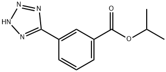 ISOPROPYL 3-(2H-TETRAZOL-5-YL)BENZOATE Struktur