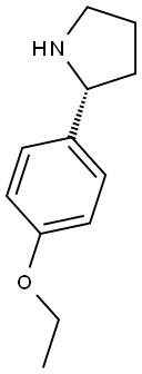 (R)-2-(4-ETHOXYPHENYL)PYRROLIDINE Struktur