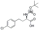 (R)-2-TERT-BUTOXYCARBONYLAMINO-4-(4-CHLORO-PHENYL)-BUTYRIC ACID Struktur