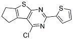 4-CHLORO-2-THIEN-2-YL-6,7-DIHYDRO-5H-CYCLOPENTA[4,5]THIENO[2,3-D]PYRIMIDINE Struktur