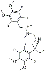 VERAPAMIL-D6, HYDROCHLORIDE Struktur