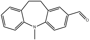 5-METHYL-10,11-DIHYDRO-5H-DIBENZO[B,F]AZEPINE-2-CARBALDEHYDE Struktur