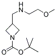 3-[(2-METHOXY-ETHYLAMINO)-METHYL]-AZETIDINE-1-CARBOXYLIC ACID TERT-BUTYL ESTER Struktur