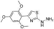 [4-(2,4,6-TRIMETHOXY-PHENYL)-THIAZOL-2-YL]-HYDRAZINE Struktur