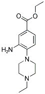 ETHYL 3-AMINO-4-(4-ETHYLPIPERAZIN-1-YL)BENZOATE Struktur