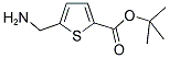 5-AMINOMETHYL-THIOPHENE-2-CARBOXYLIC ACID TERT-BUTYL ESTER Struktur
