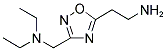 N-([5-(2-AMINOETHYL)-1,2,4-OXADIAZOL-3-YL]METHYL)-N,N-DIETHYLAMINE Struktur